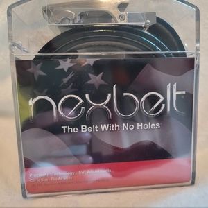 Mens Nexbelt The Belt With No Holes Color Black "The Club at Tartan Fields"